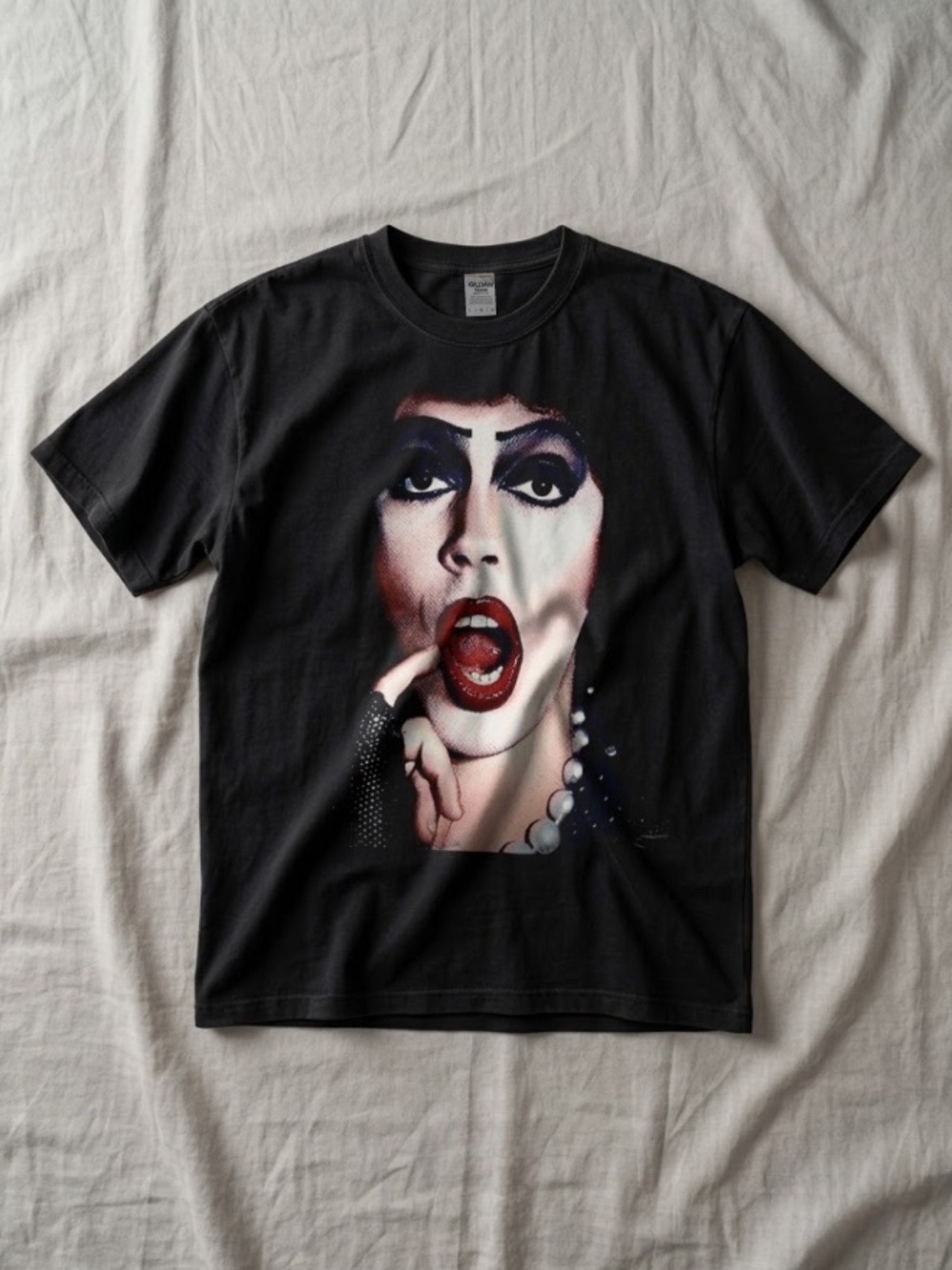 Tim Curry Memorial Actor Shirt, Frank-N-Furter Rocky Horror Comic Halloween Tee